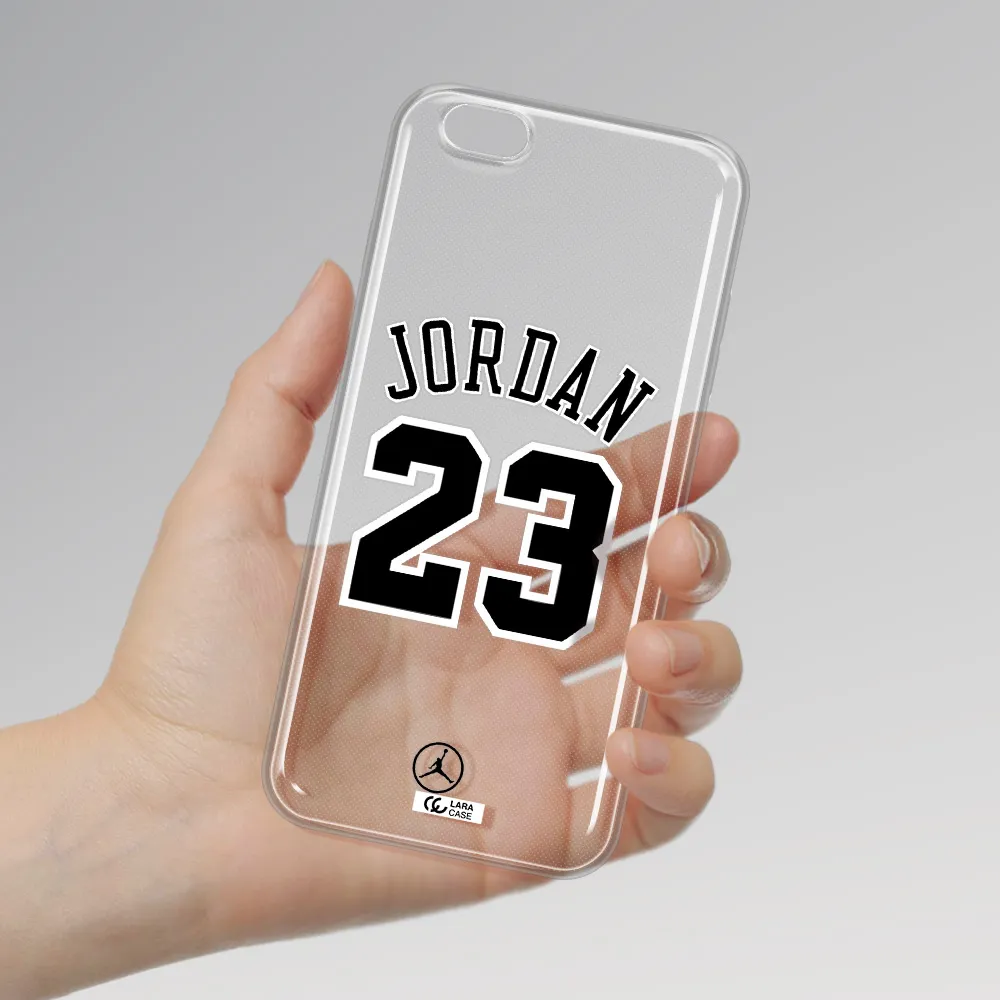 Twenty Three Jordan Apple iPhone 6 s plus Clear TPU Case