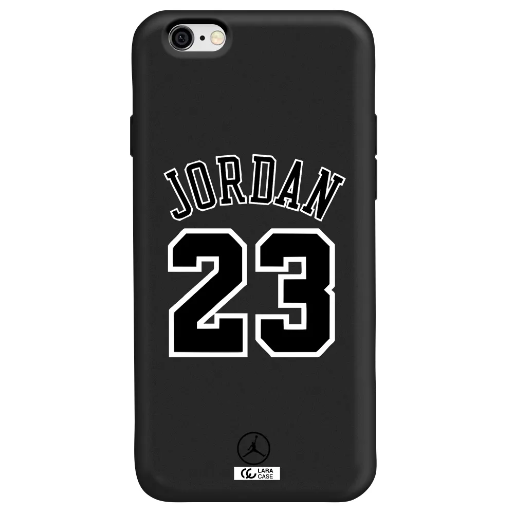 Twenty Three Jordan Apple iPhone 6 Silicone black Case