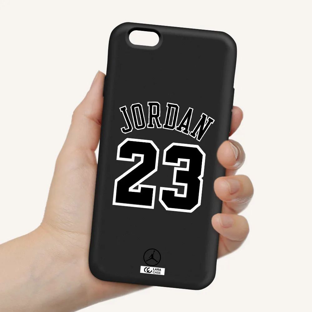 Twenty Three Jordan Apple iPhone 6 Silicone black Case