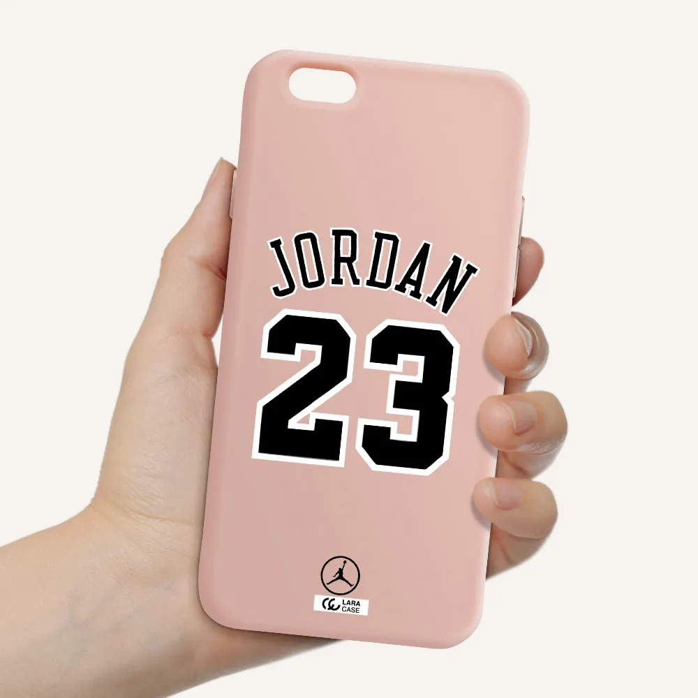 Twenty Three Jordan Apple iPhone 6 Silicone pastel pink Case