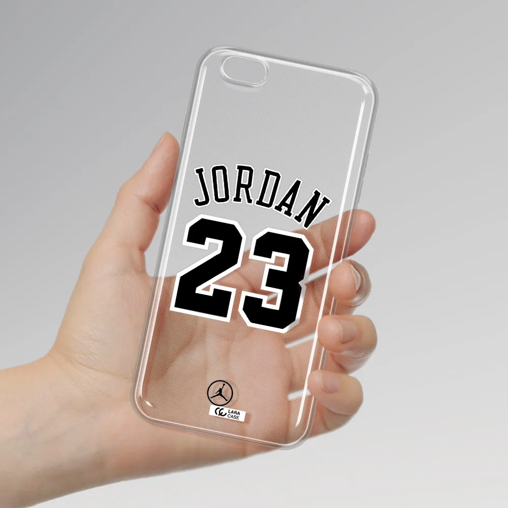 Twenty Three Jordan Apple iPhone 6S Clear TPU Case