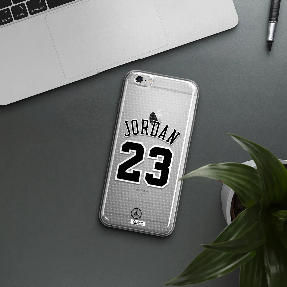 Twenty Three Jordan Apple iPhone 6S Clear TPU Case