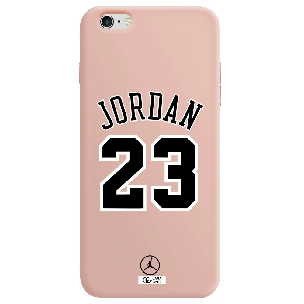 Twenty Three Jordan Apple iPhone 6S Silicone pastel pink Case