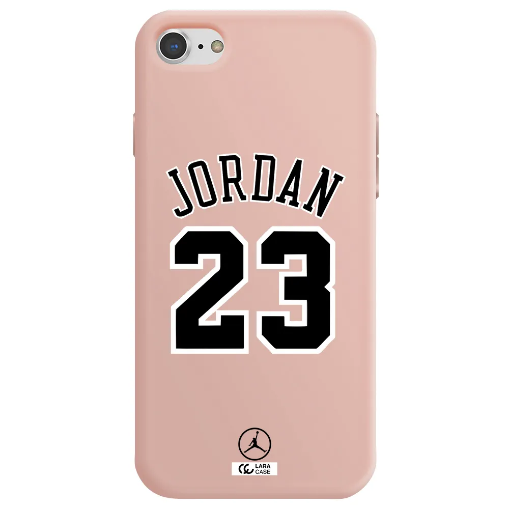 Twenty Three Jordan Apple iPhone 7 Silicone pastel pink Case