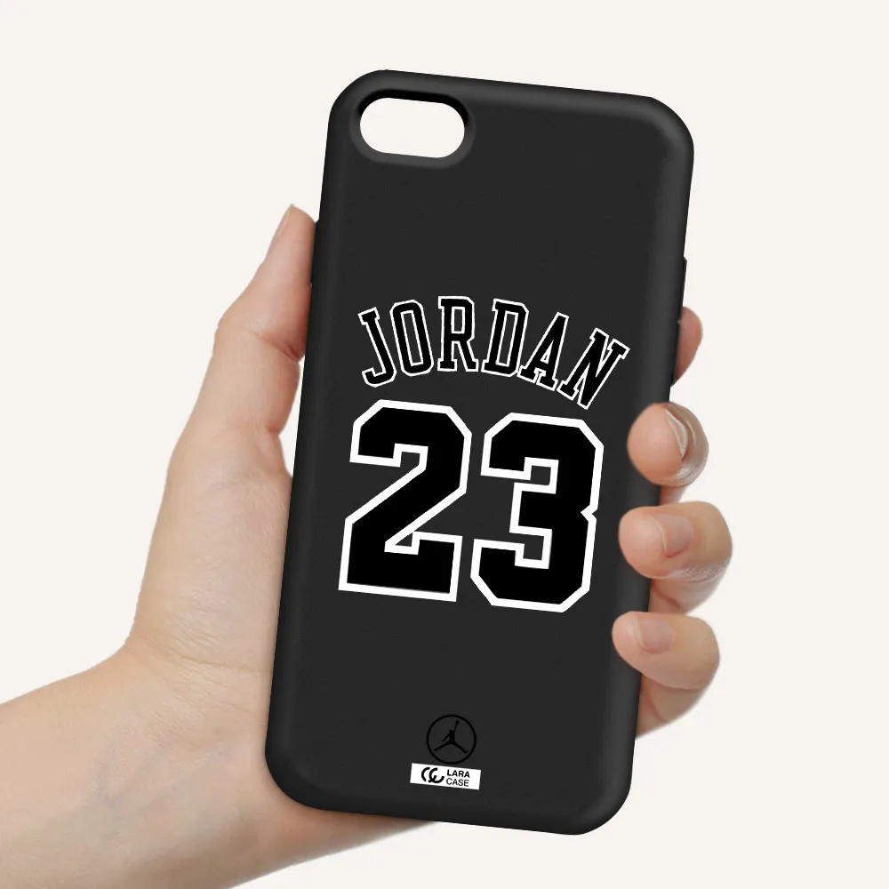 Twenty Three Jordan Apple iPhone 8 Silicone black Case