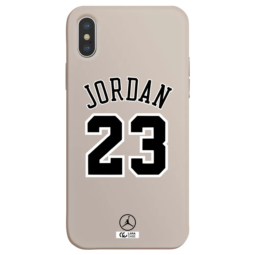 Twenty Three Jordan Apple iPhone X Silicone Stone Case