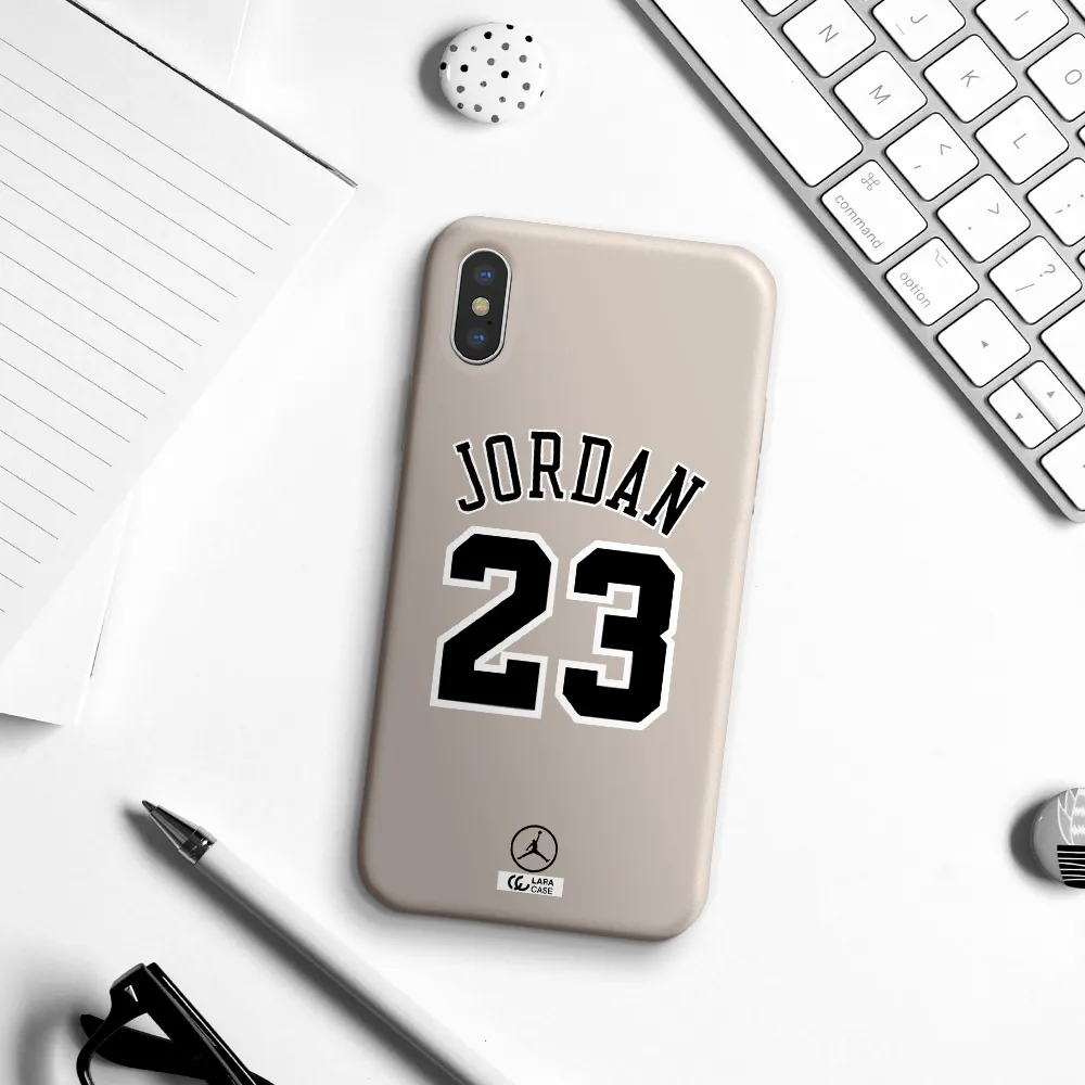 Twenty Three Jordan Apple iPhone XS Silicone Stone Case
