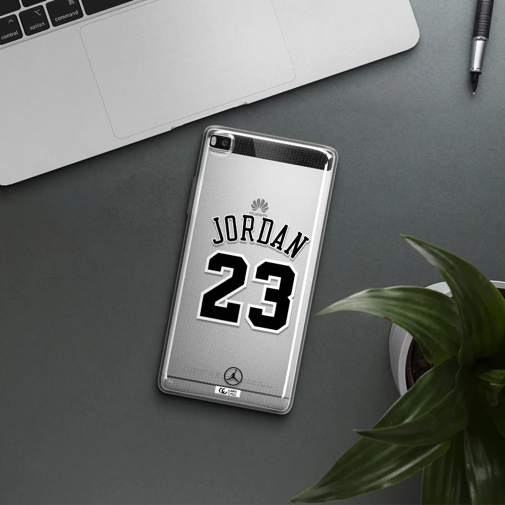 Twenty Three Jordan Huawei P8 Clear TPU Case