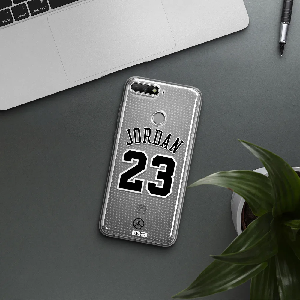 Twenty Three Jordan Huawei Y6 Prime 2018 Clear TPU Case