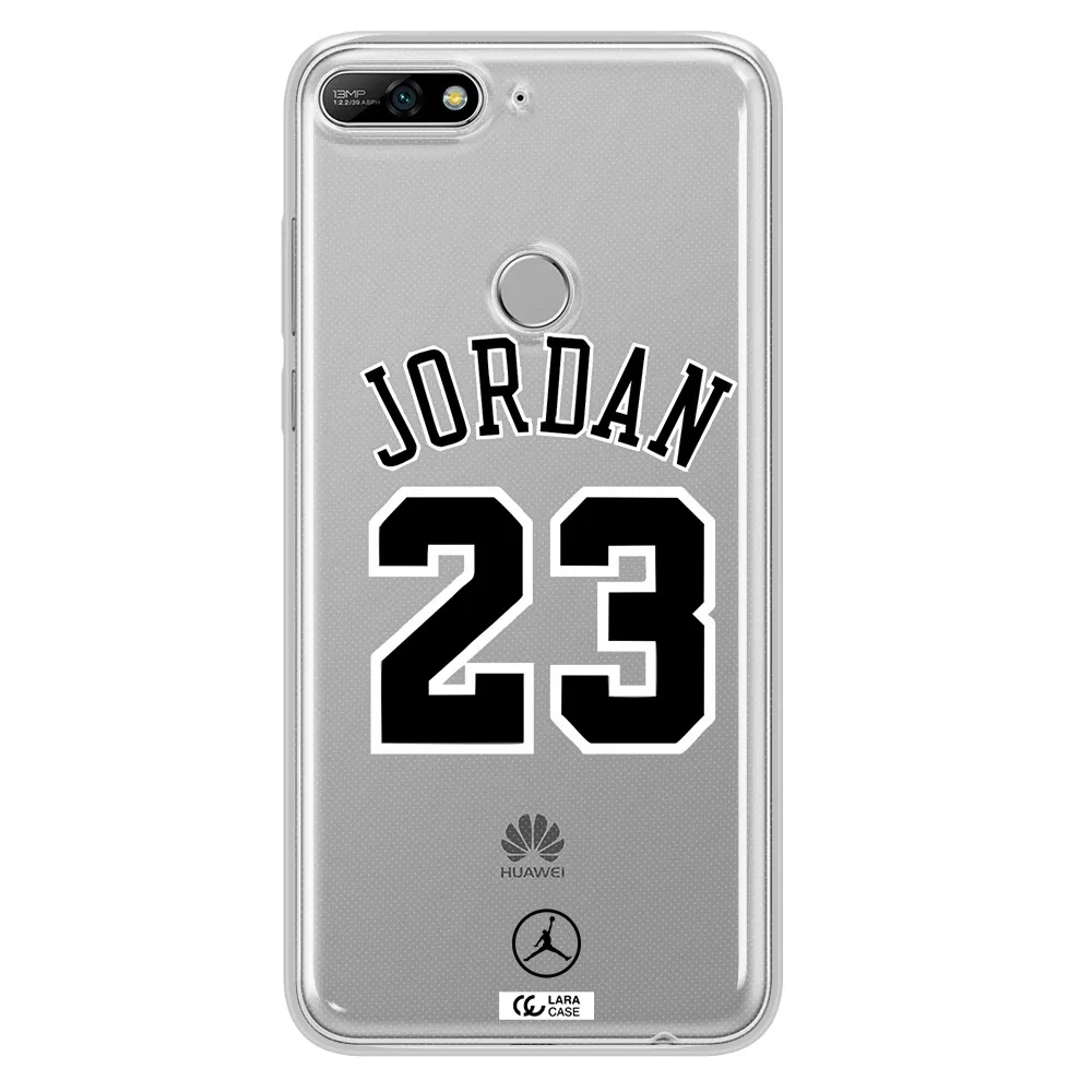 Twenty Three Jordan Huawei Y7 2018 Clear TPU Case