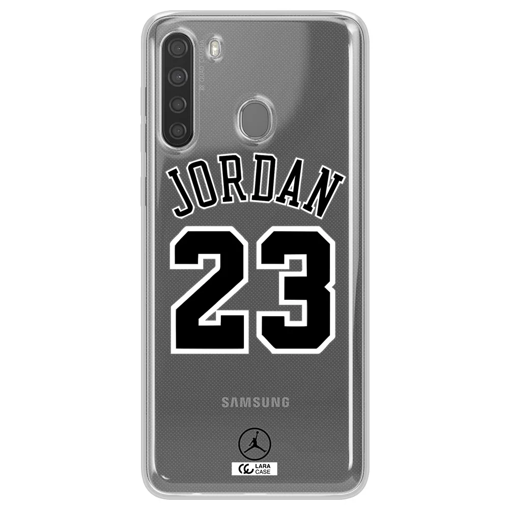Twenty Three Jordan Samsung A21 Clear TPU Case