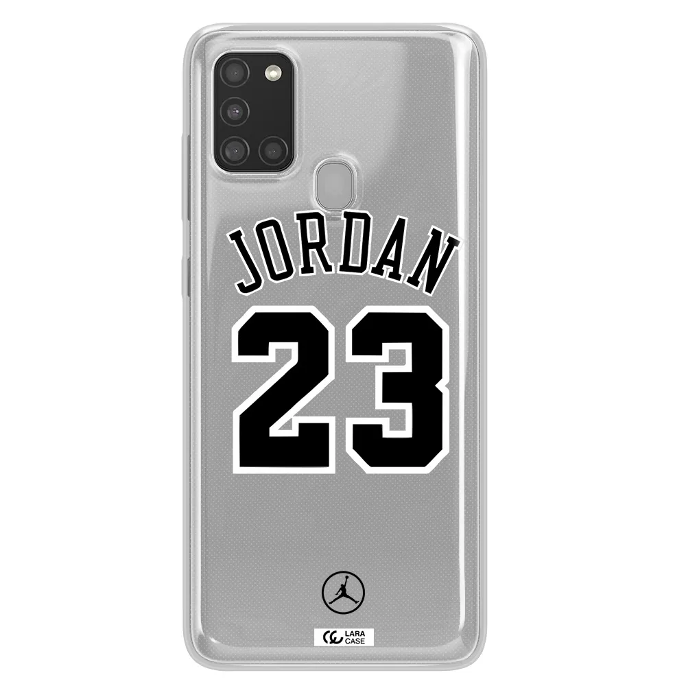 Twenty Three Jordan Samsung A21S Clear TPU Case