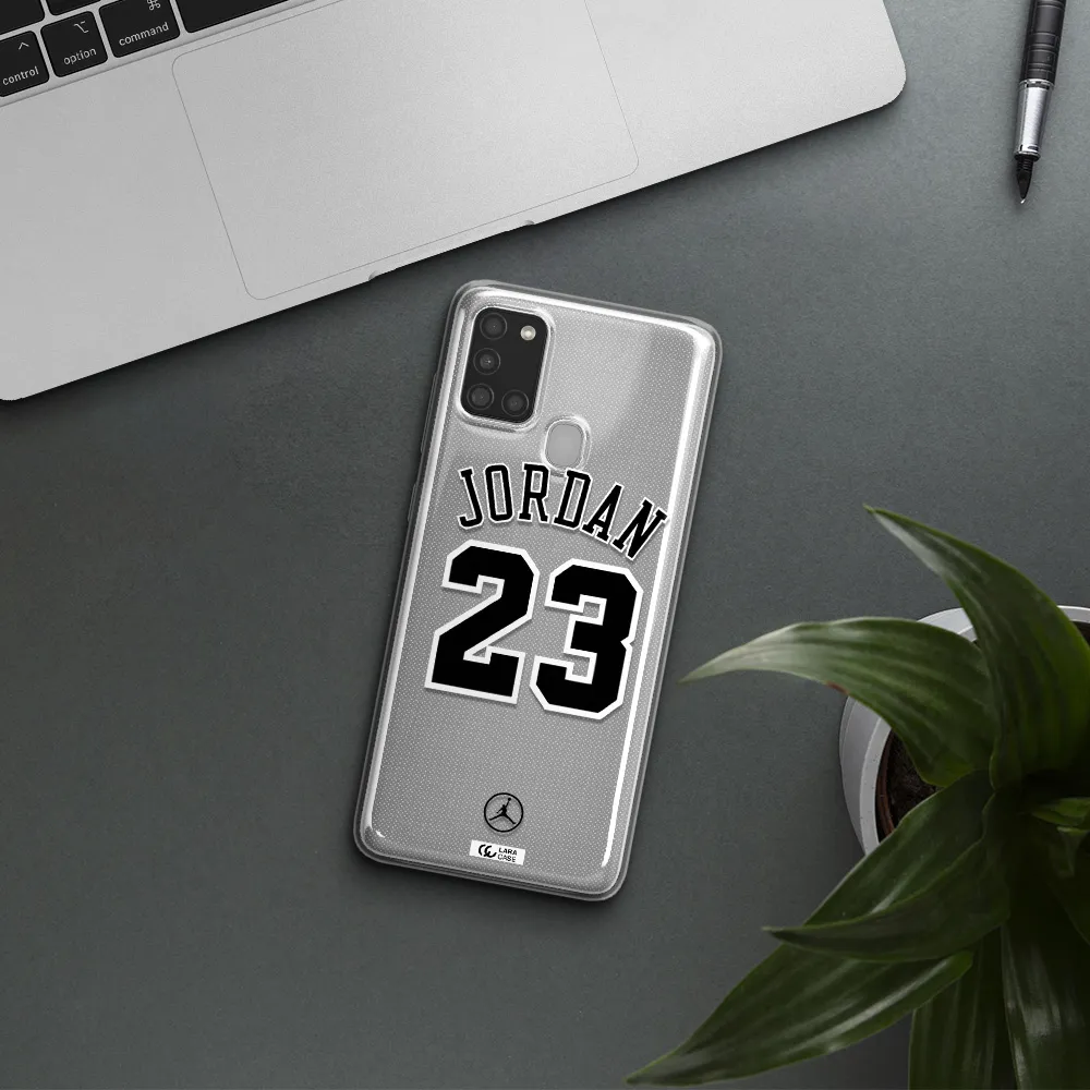 Twenty Three Jordan Samsung A21S Clear TPU Case