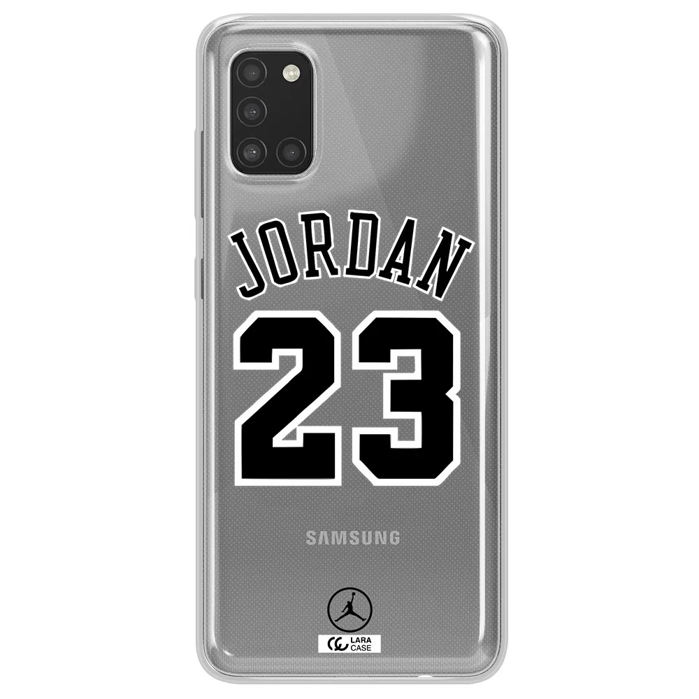 Twenty Three Jordan Samsung A31 Clear TPU Case