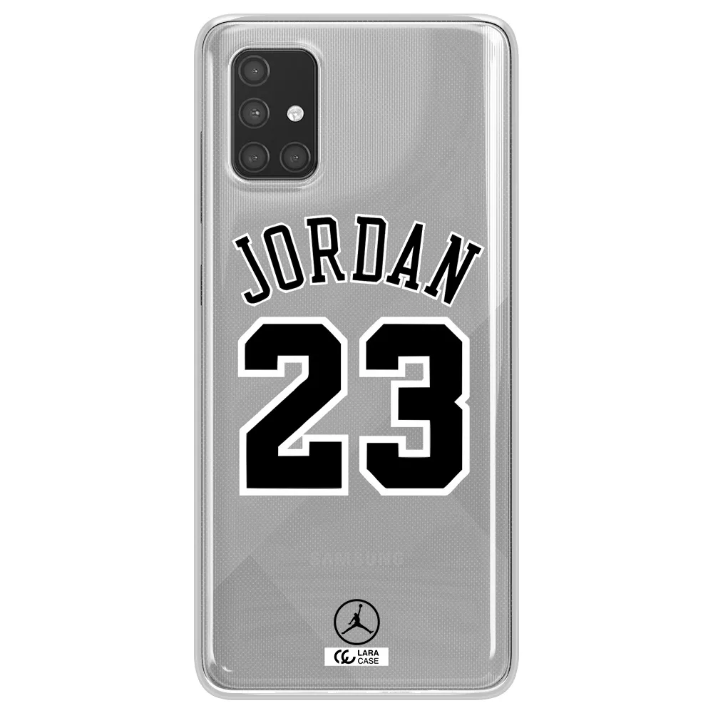 Twenty Three Jordan Samsung A71 Clear TPU Case