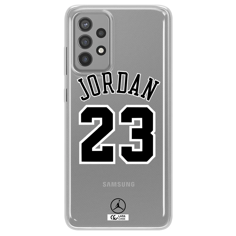 Twenty Three Jordan Samsung A72 Clear TPU Case