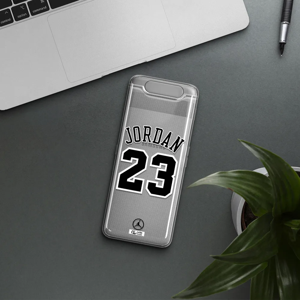 Twenty Three Jordan Samsung A80 Clear TPU Case