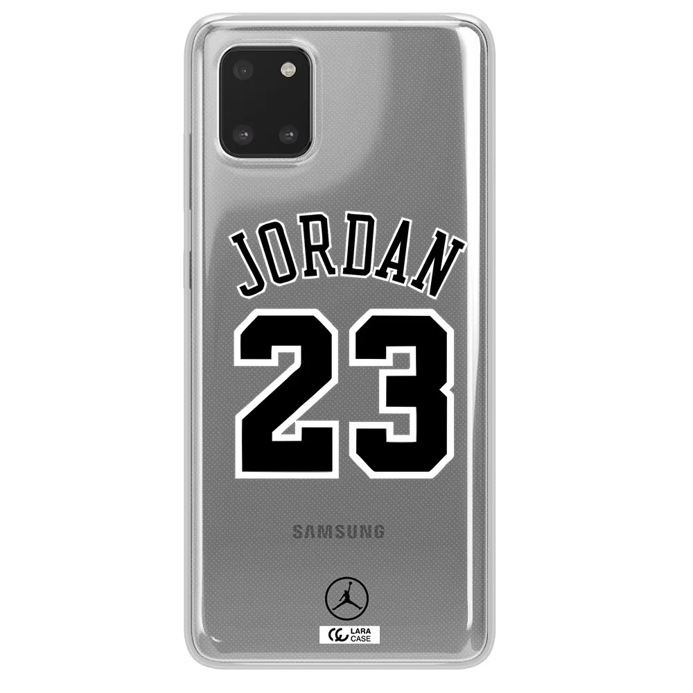 Twenty Three Jordan Samsung A81 Clear TPU Case