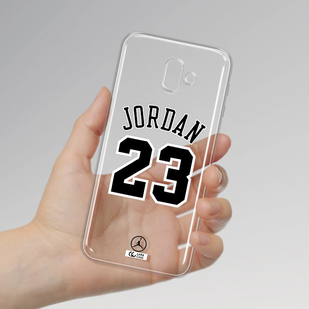 Twenty Three Jordan Samsung J6 Plus Clear TPU Case