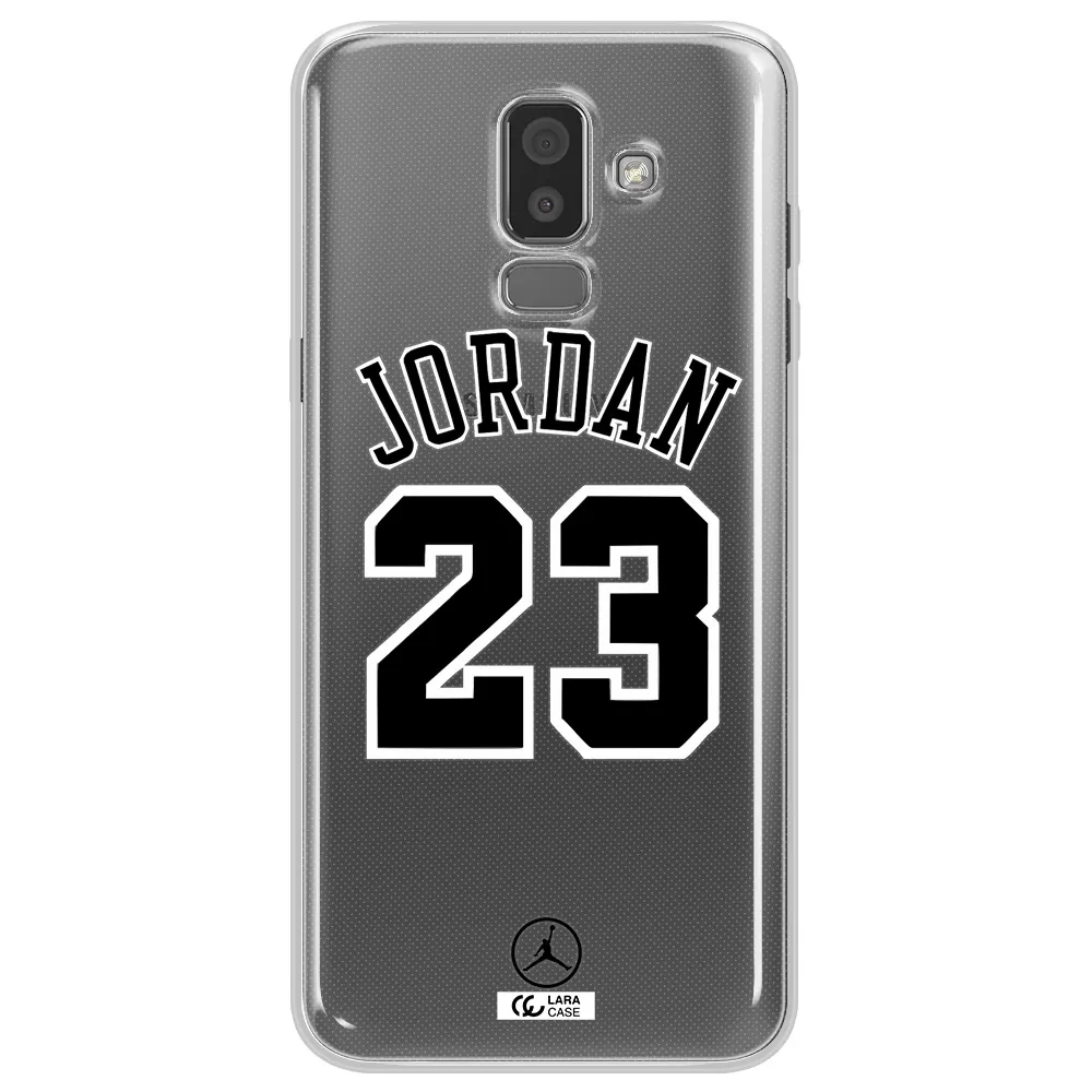 Twenty Three Jordan Samsung J8 Clear TPU Case
