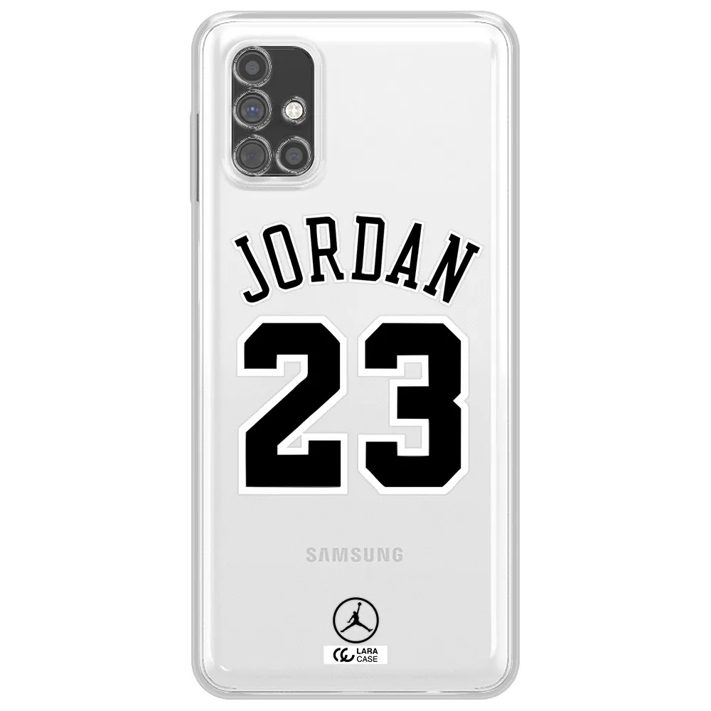 Twenty Three Jordan Samsung M51 Clear TPU Case