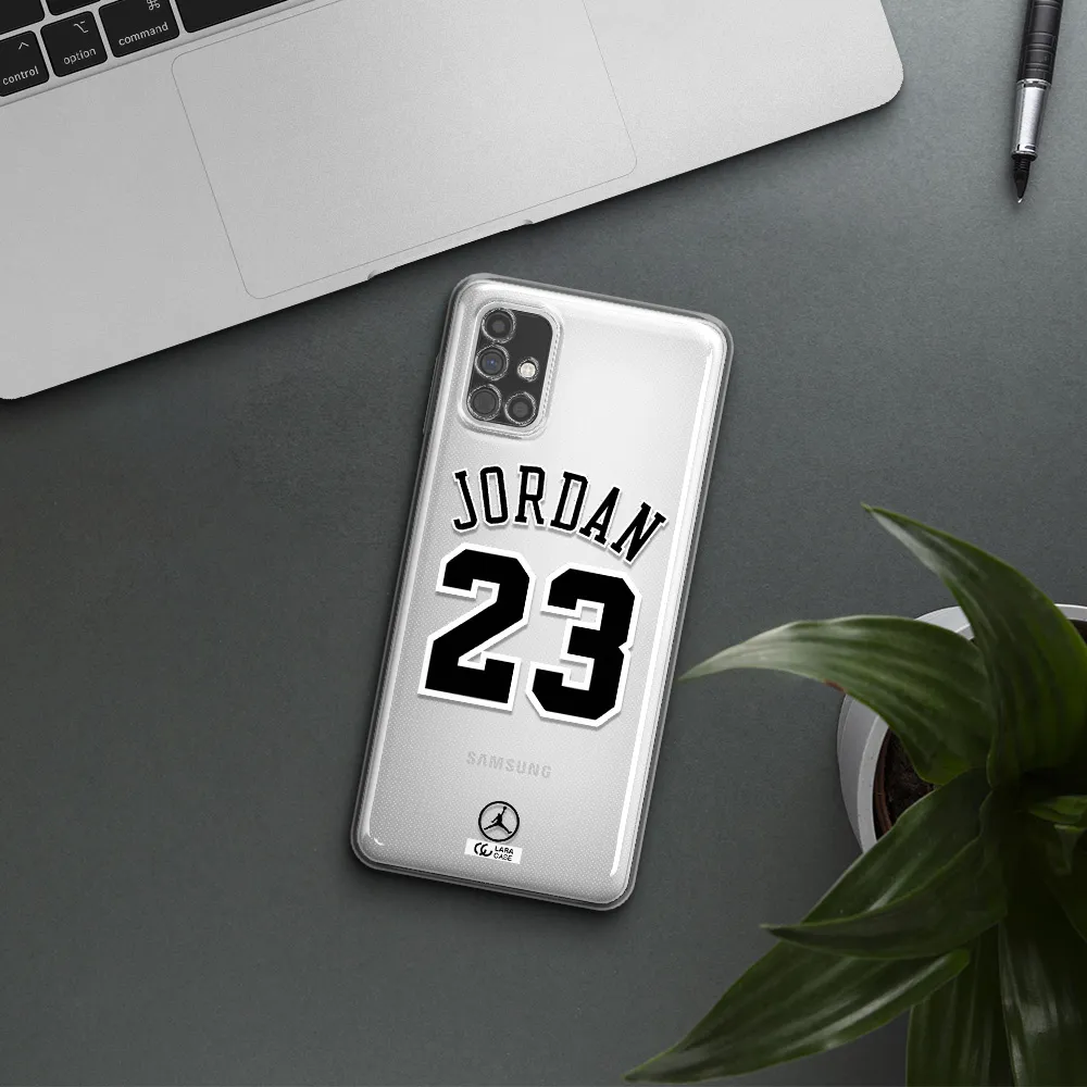 Twenty Three Jordan Samsung M51 Clear TPU Case