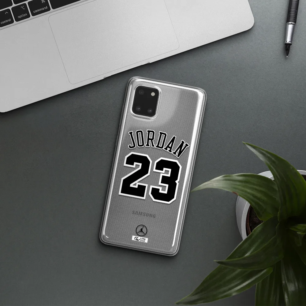 Twenty Three Jordan Samsung Note 10 Lite Clear TPU Case
