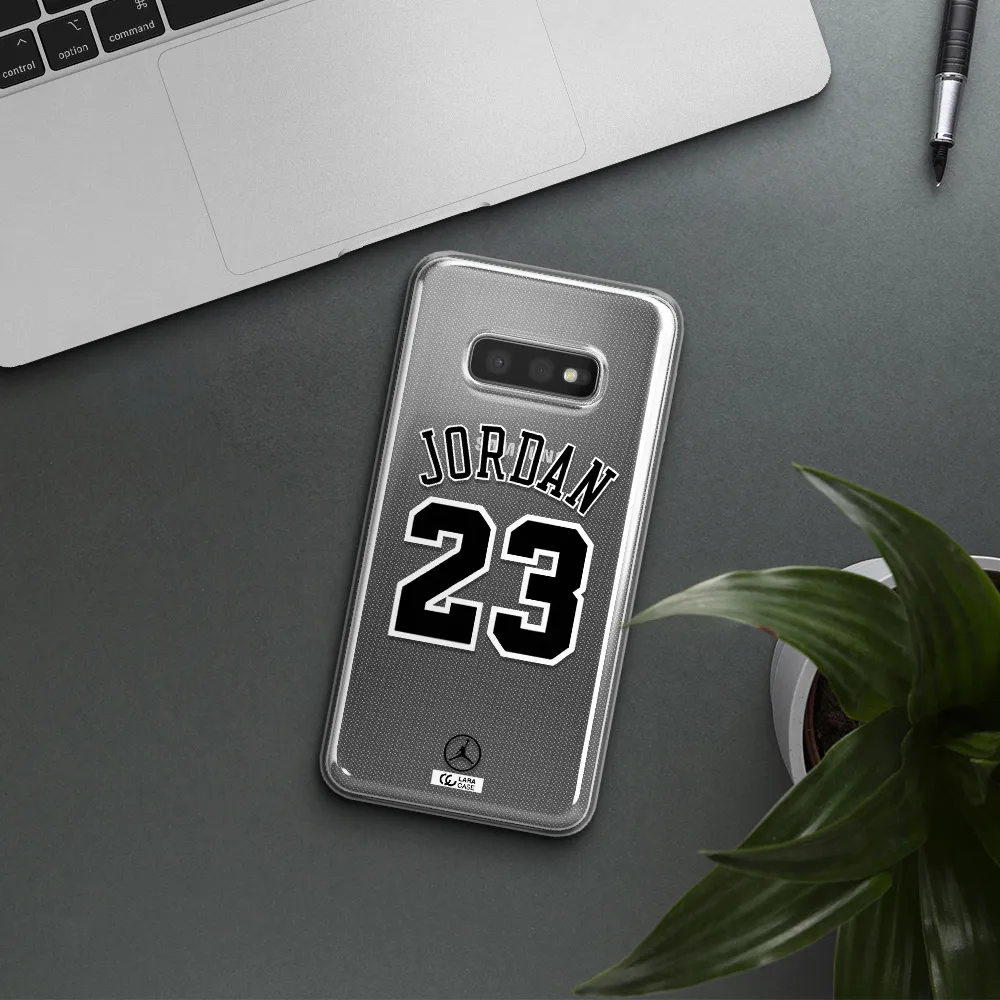 Twenty Three Jordan Samsung S10e Clear TPU Case