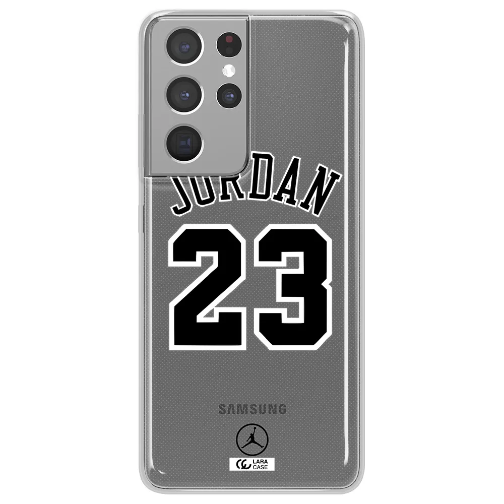 Twenty Three Jordan Samsung S21 Ultra Clear TPU Case