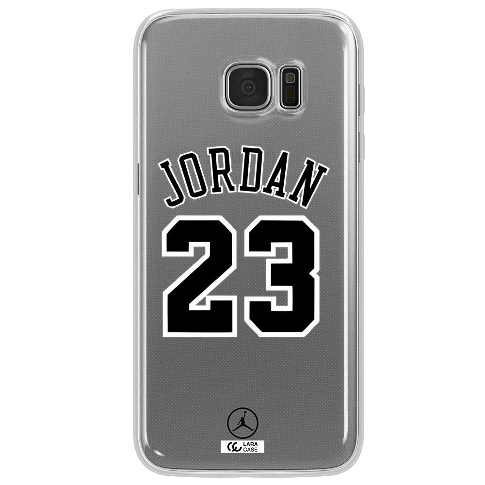 Twenty Three Jordan Samsung S7 Edge Clear TPU Case