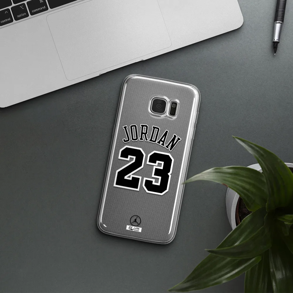 Twenty Three Jordan Samsung S7 Edge Clear TPU Case