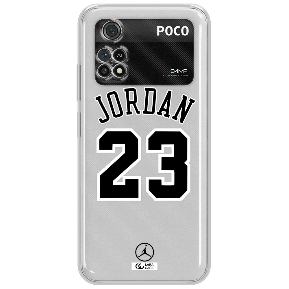 Twenty Three Jordan Xiaomi Poco M4 Pro 4G Clear Tpu Case