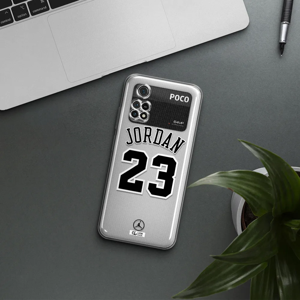 Twenty Three Jordan Xiaomi Poco M4 Pro 4G Clear Tpu Case