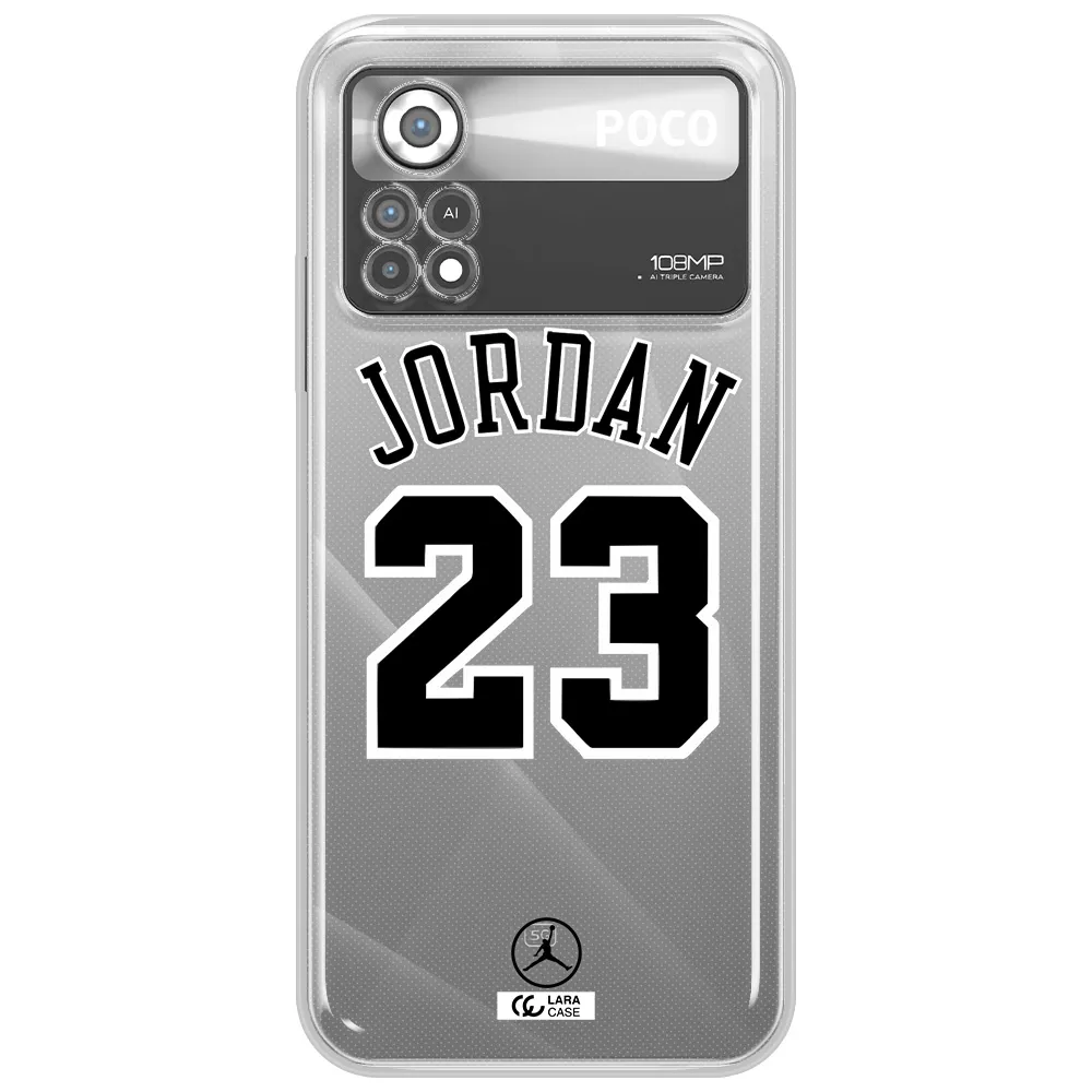 Twenty Three Jordan Xiaomi Poco X4 Pro Clear TPU Case