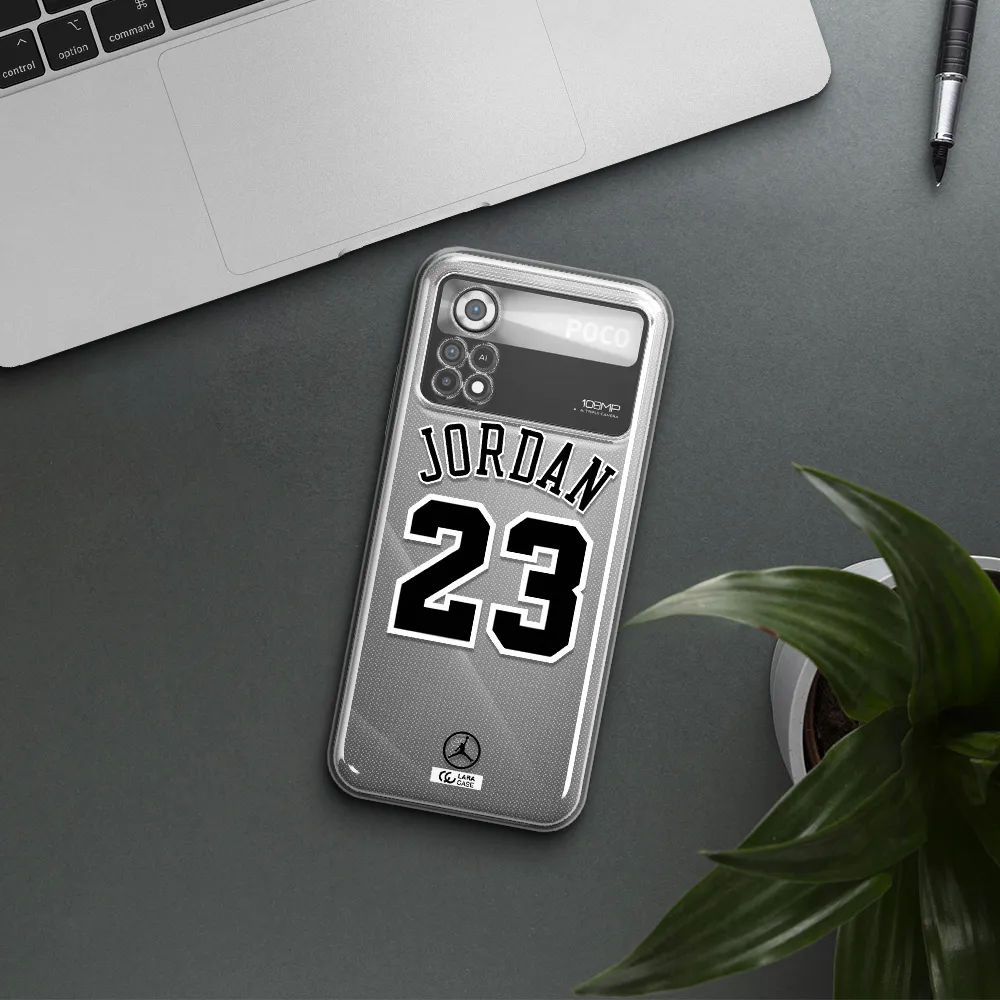 Twenty Three Jordan Xiaomi Poco X4 Pro Clear TPU Case