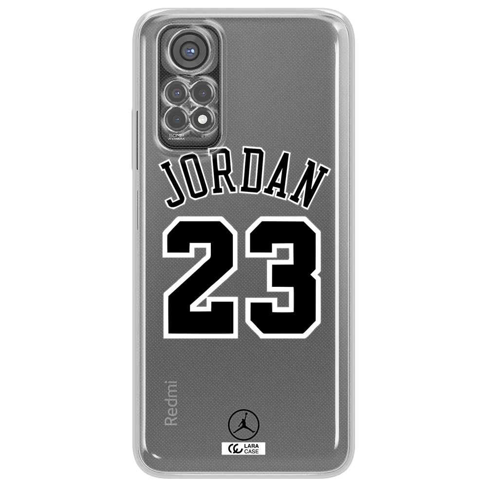 Twenty Three Jordan Xiaomi Redmi Note 11S Clear Tpu Case
