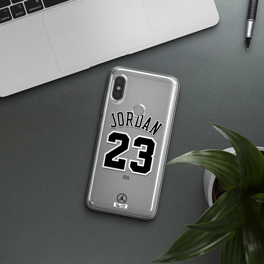 Twenty Three Jordan Xiaomi Redmi Note 6 Pro Clear TPU Case