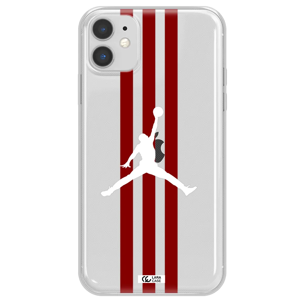 Jordan Icon Apple iPhone 11 Clear TPU Case