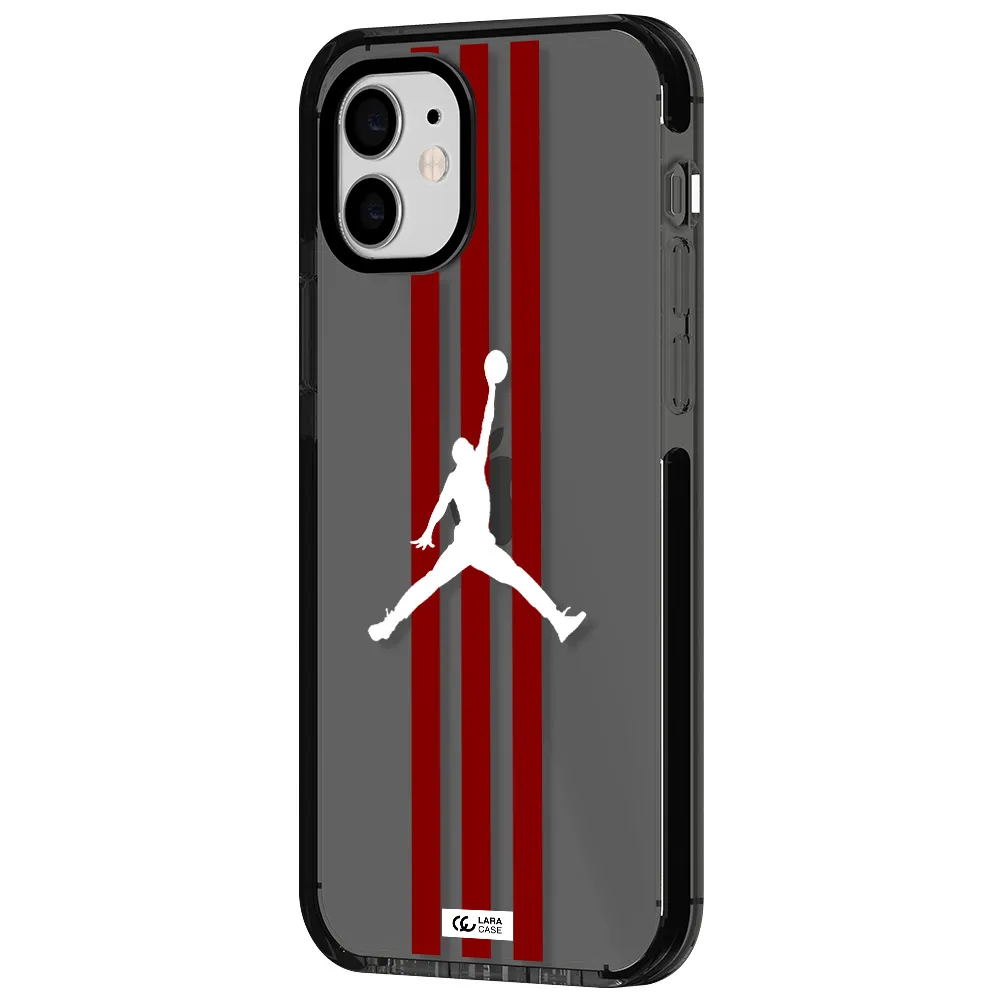 Jordan Icon Apple iPhone 11 impact Smoke Black Case