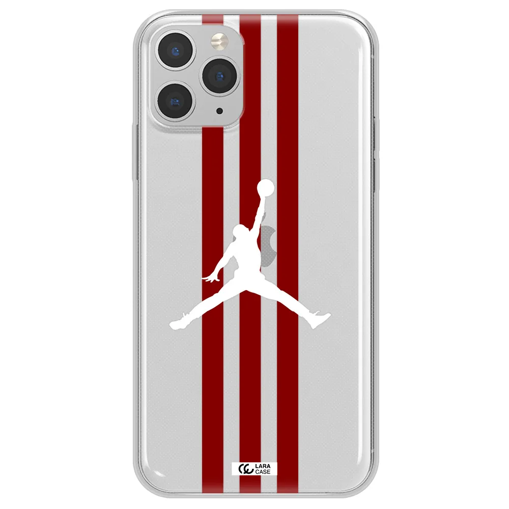 Jordan Icon Apple iPhone 11 pro max Clear TPU Case