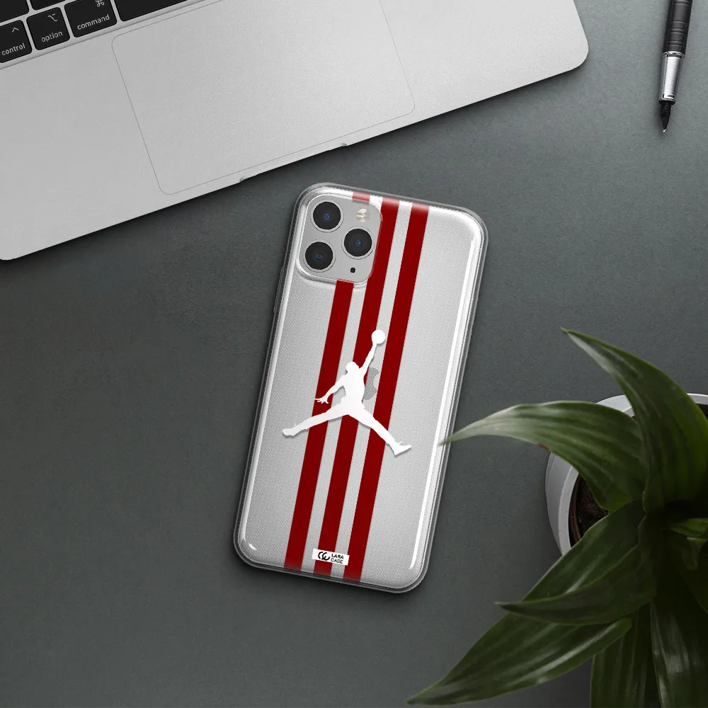 Jordan Icon Apple iPhone 11 pro max Clear TPU Case