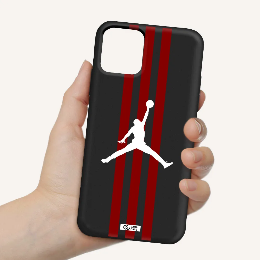Jordan Icon Apple iPhone 11 pro max Silicone black Case