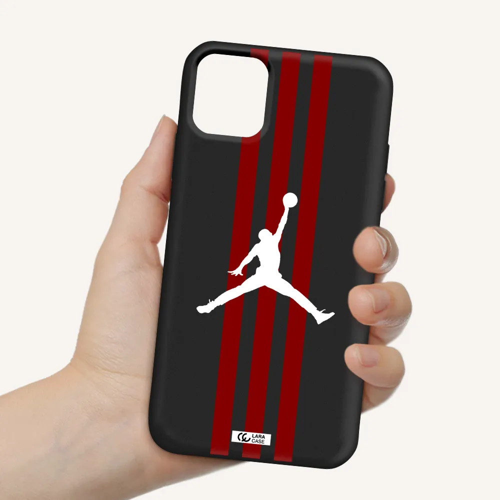 Jordan Icon Apple iPhone 11 Silicone black Case
