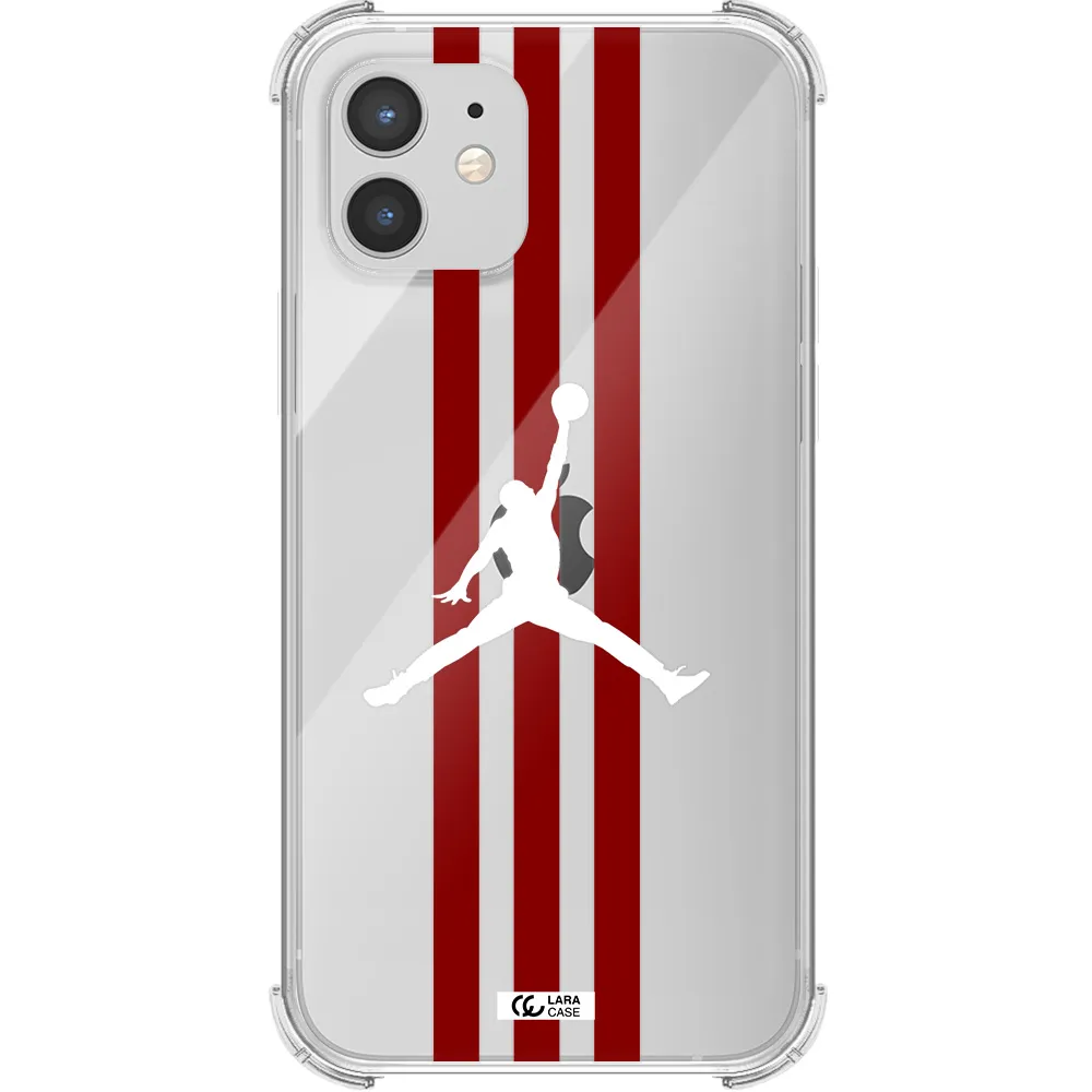 Jordan Icon Apple iPhone 12 Clear PC Case