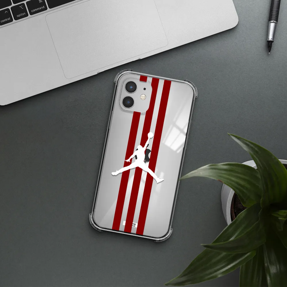 Jordan Icon Apple iPhone 12 Clear PC Case