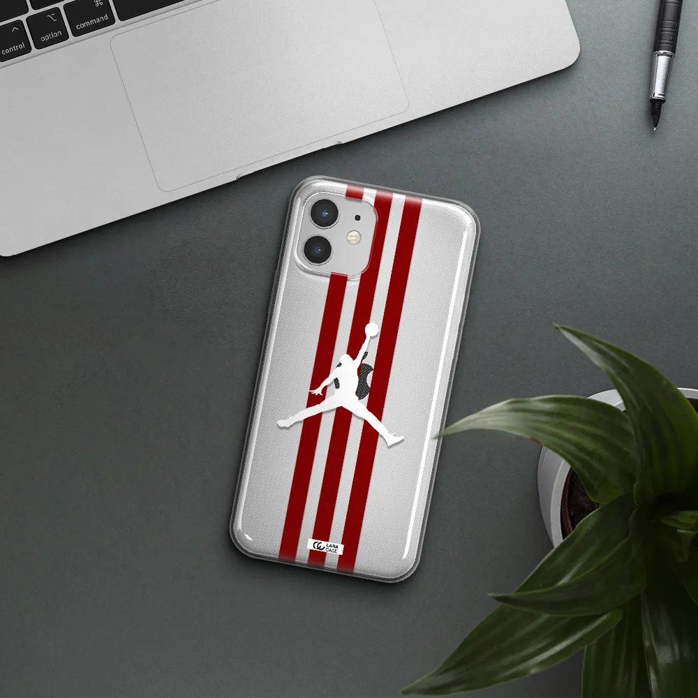 Jordan Icon Apple iPhone 12 Clear TPU Case