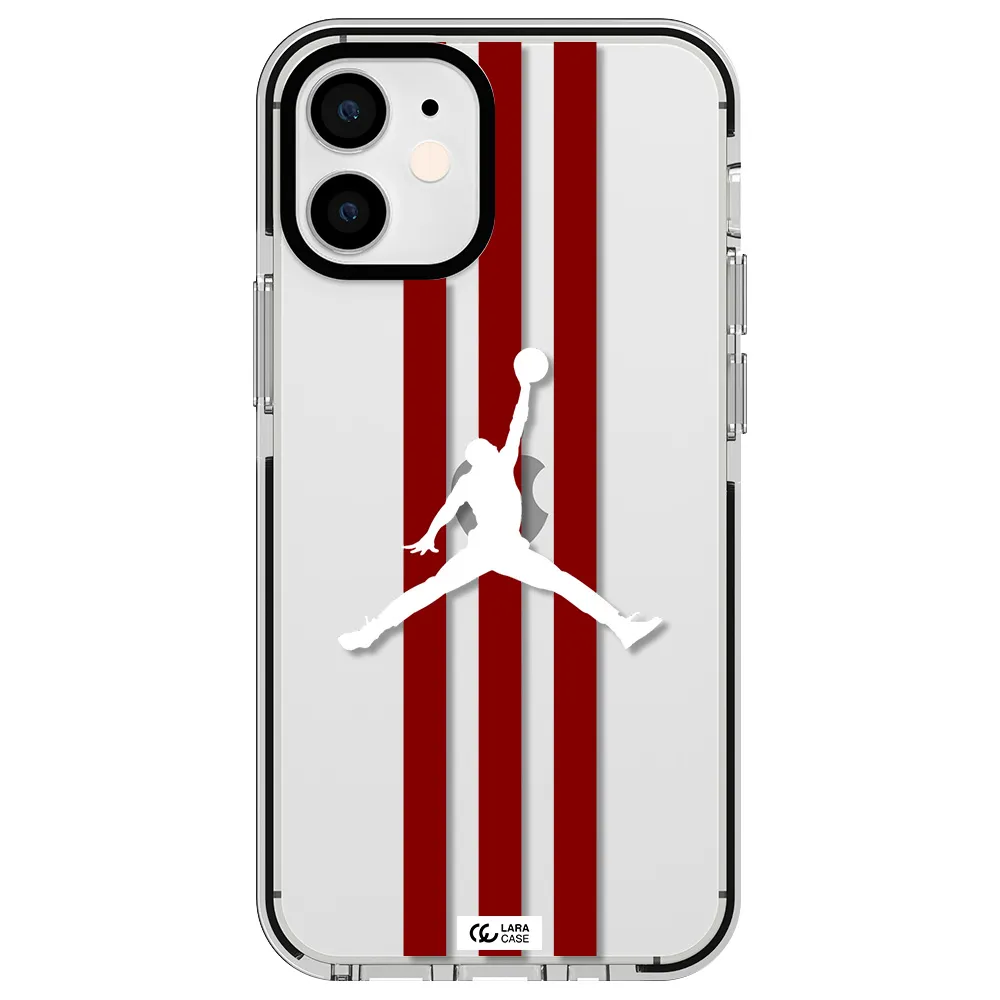 Jordan Icon Apple iPhone 12 mini impact black border Case