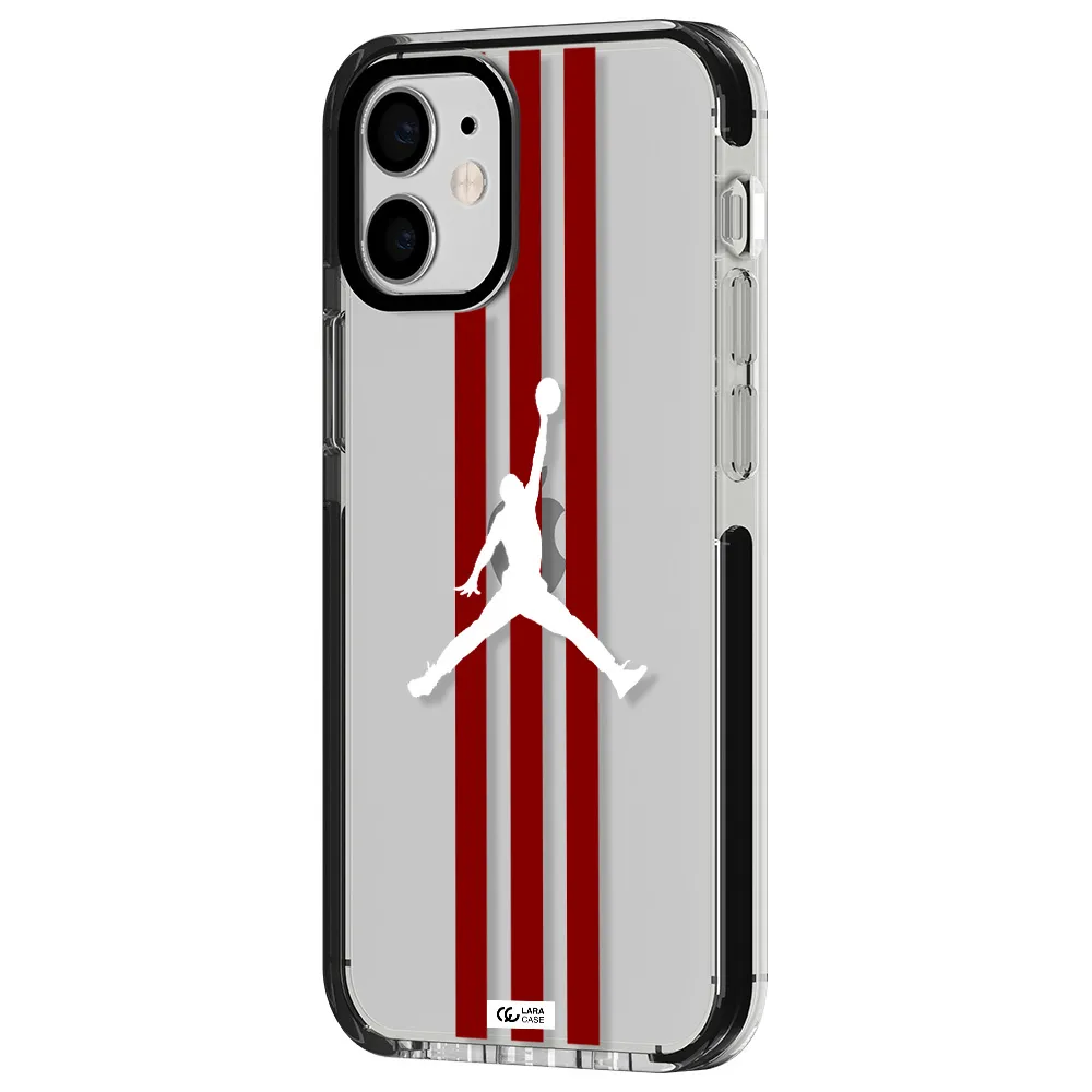 Jordan Icon Apple iPhone 12 mini impact black border Case