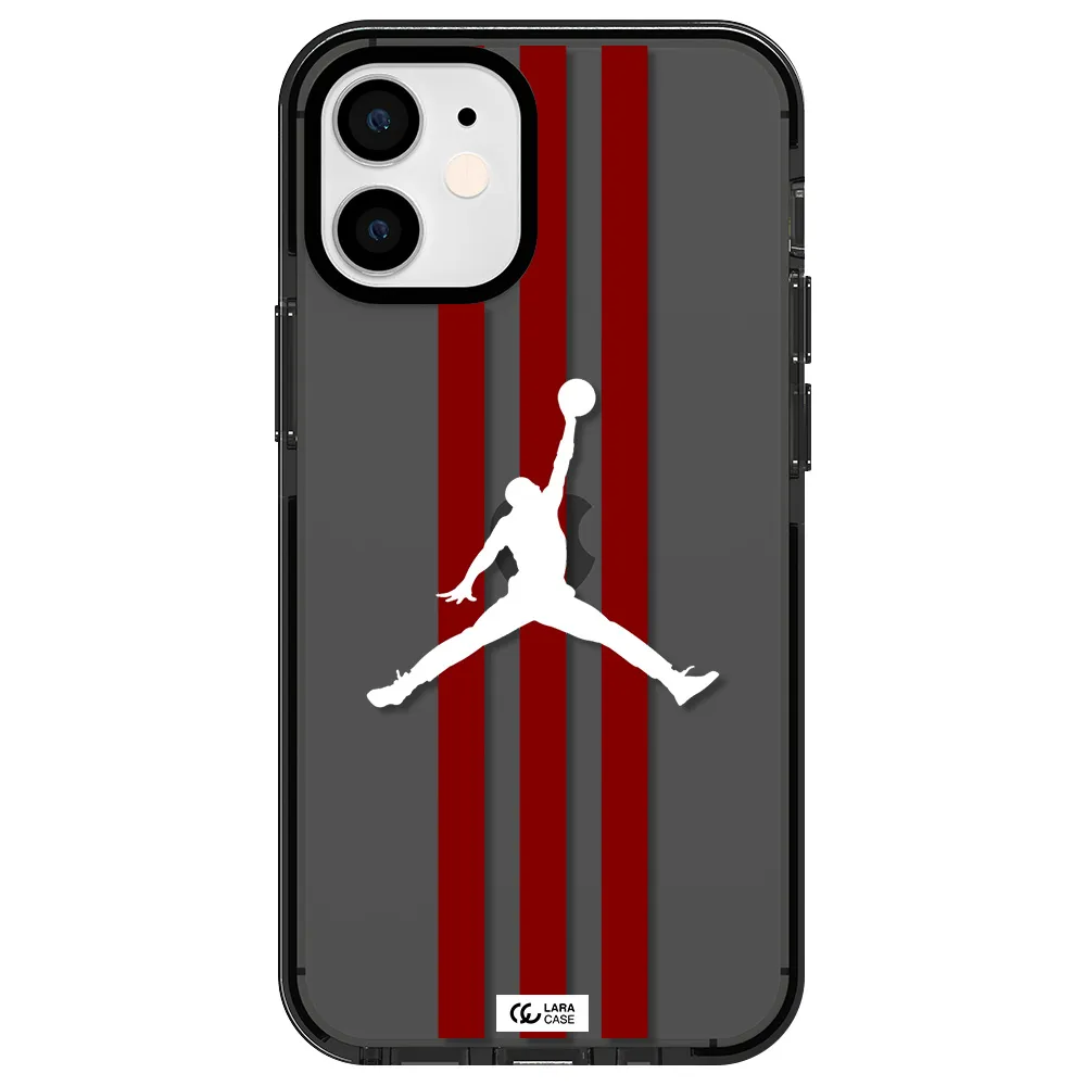 Jordan Icon Apple iPhone 12 mini impact Smoke Black Case