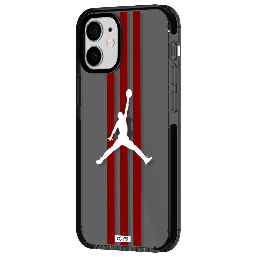 Jordan Icon Apple iPhone 12 mini impact Smoke Black Case